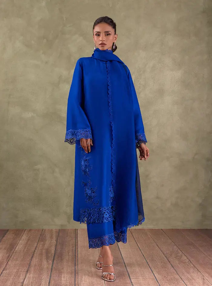 Zainab Chottani | Eid Edit 24 | Blue Diamond - Pakistani Designer Dress - by Zainab Chottani | Type: Formal - 100% Original at Saira Sultan