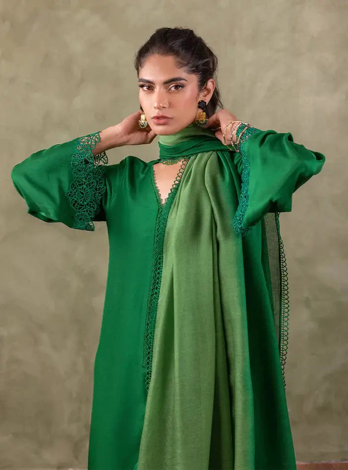 Zainab Chottani | Eid Edit 24 | Royal Jade - Pakistani Designer Dress - by Zainab Chottani | Type: Formal - 100% Original at Saira Sultan