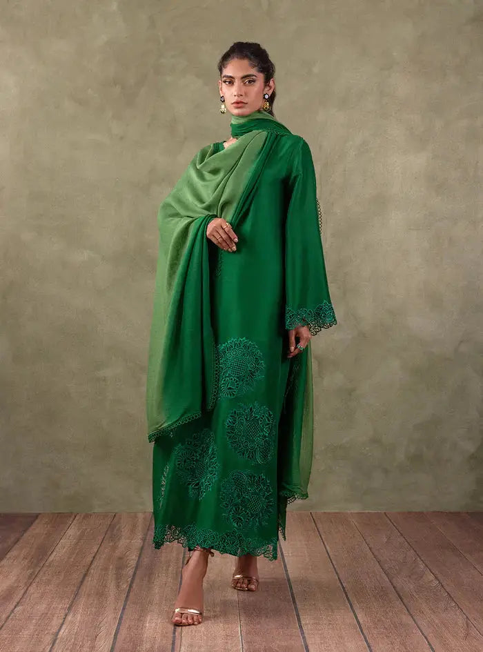 Zainab Chottani | Eid Edit 24 | Royal Jade - Pakistani Designer Dress - by Zainab Chottani | Type: Formal - 100% Original at Saira Sultan