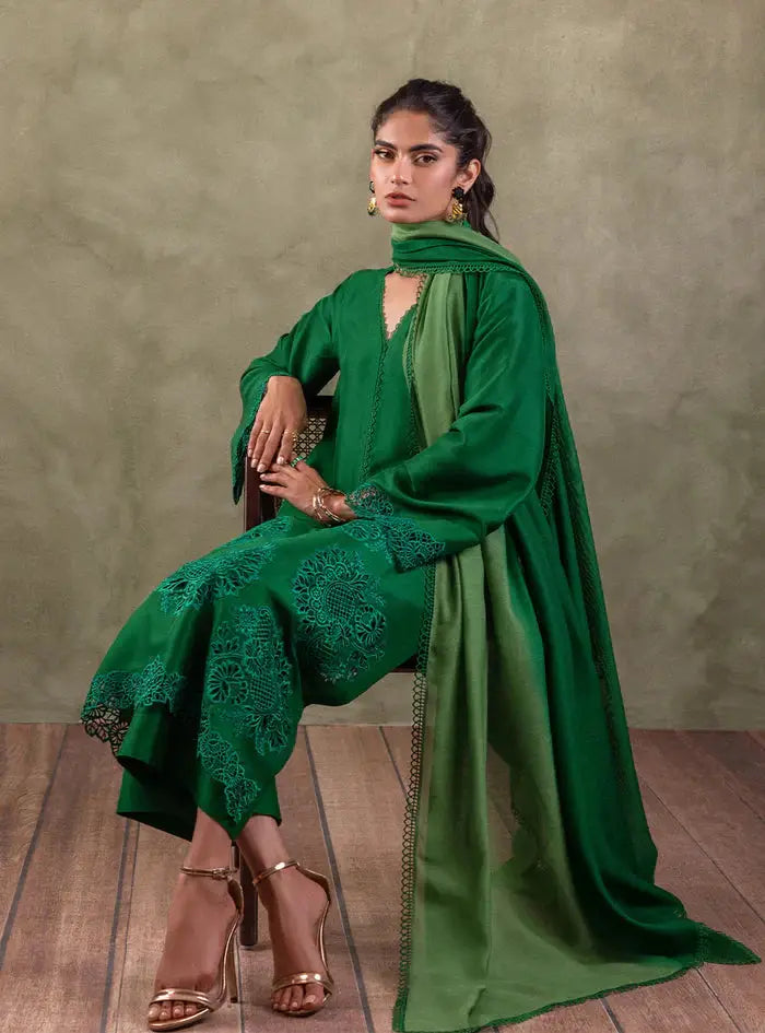 Zainab Chottani | Eid Edit 24 | Royal Jade - Pakistani Designer Dress - by Zainab Chottani | Type: Formal - 100% Original at Saira Sultan