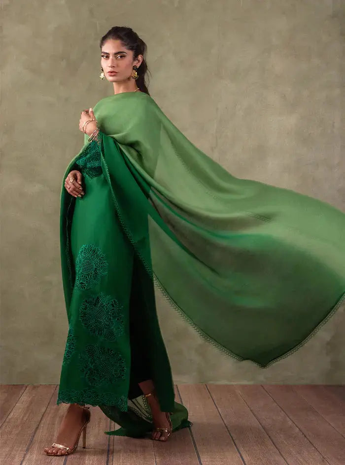 Zainab Chottani | Eid Edit 24 | Royal Jade - Pakistani Designer Dress - by Zainab Chottani | Type: Formal - 100% Original at Saira Sultan