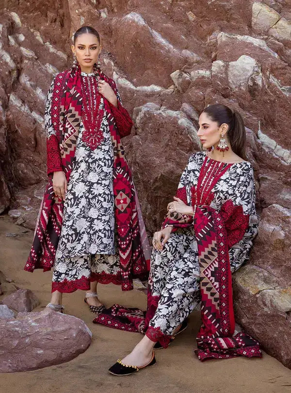 Zainab Chottani | Winter Shawls | Asna - Pakistani Designer Dress - by Zainab Chottani | Type: Luxury - 100% Original at Saira Sultan