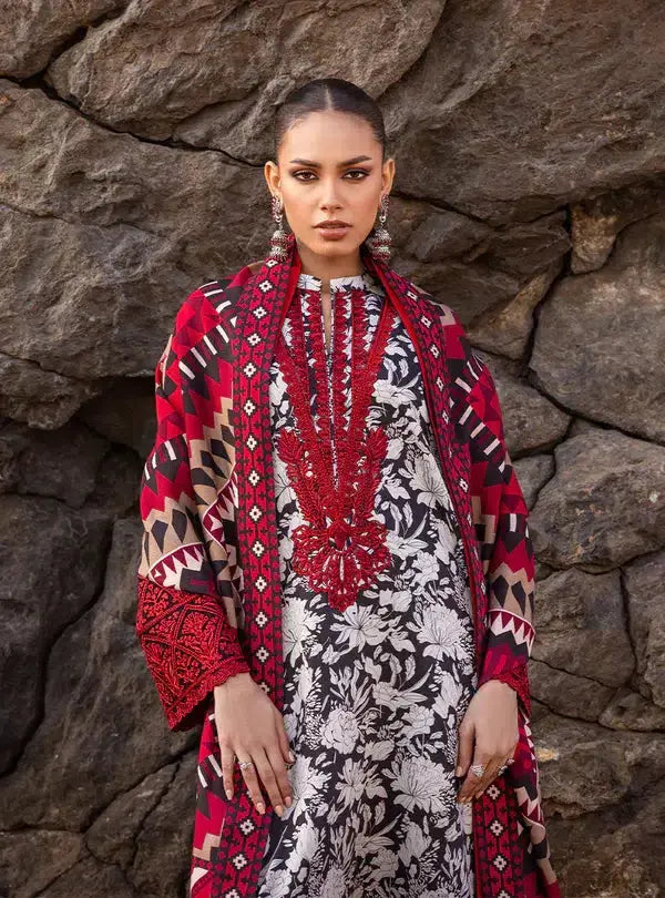 Zainab Chottani | Winter Shawls | Asna - Pakistani Designer Dress - by Zainab Chottani | Type: Luxury - 100% Original at Saira Sultan