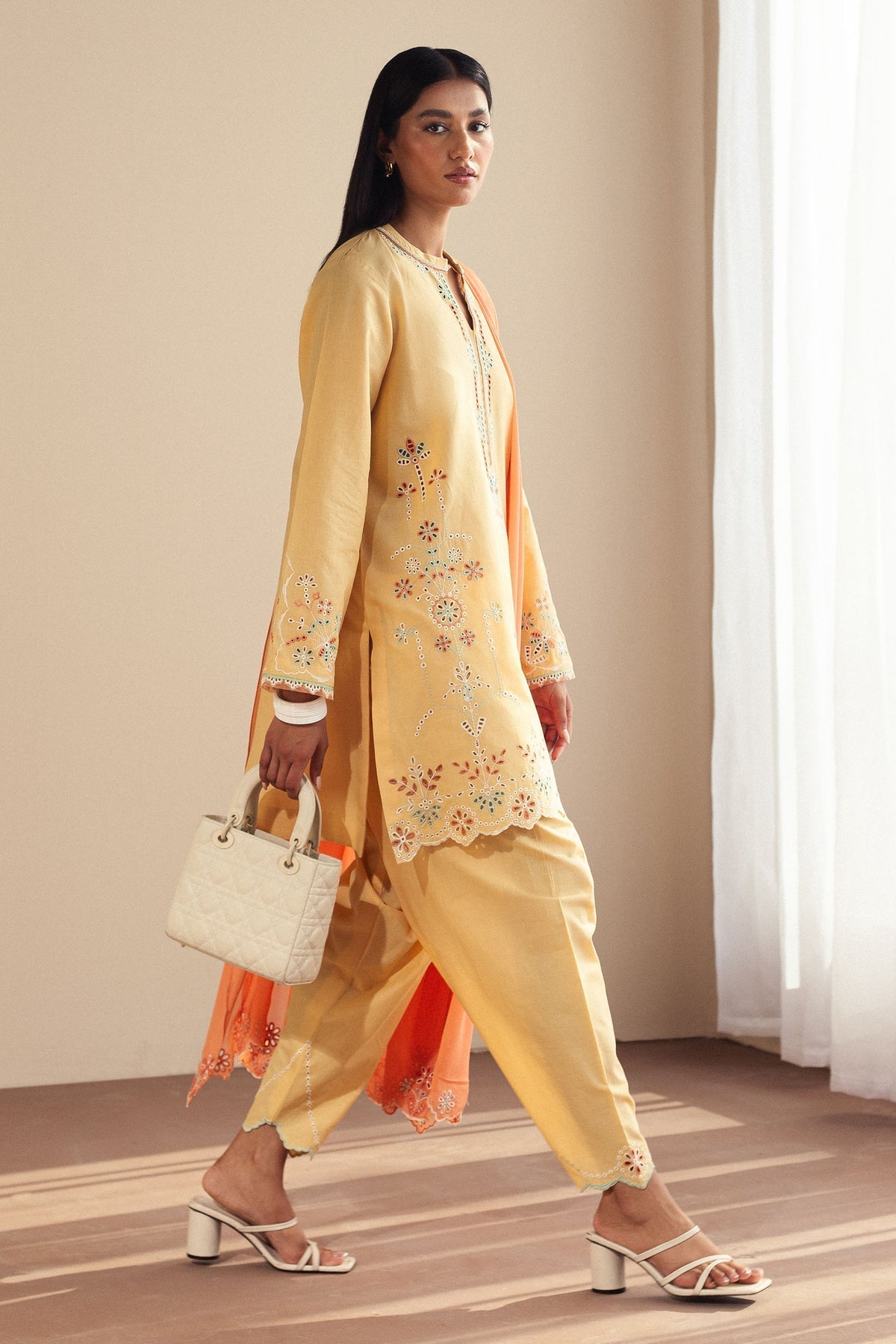 Zara Shahjahan | Pret Wear | CR25P0109 L Beige Cambric