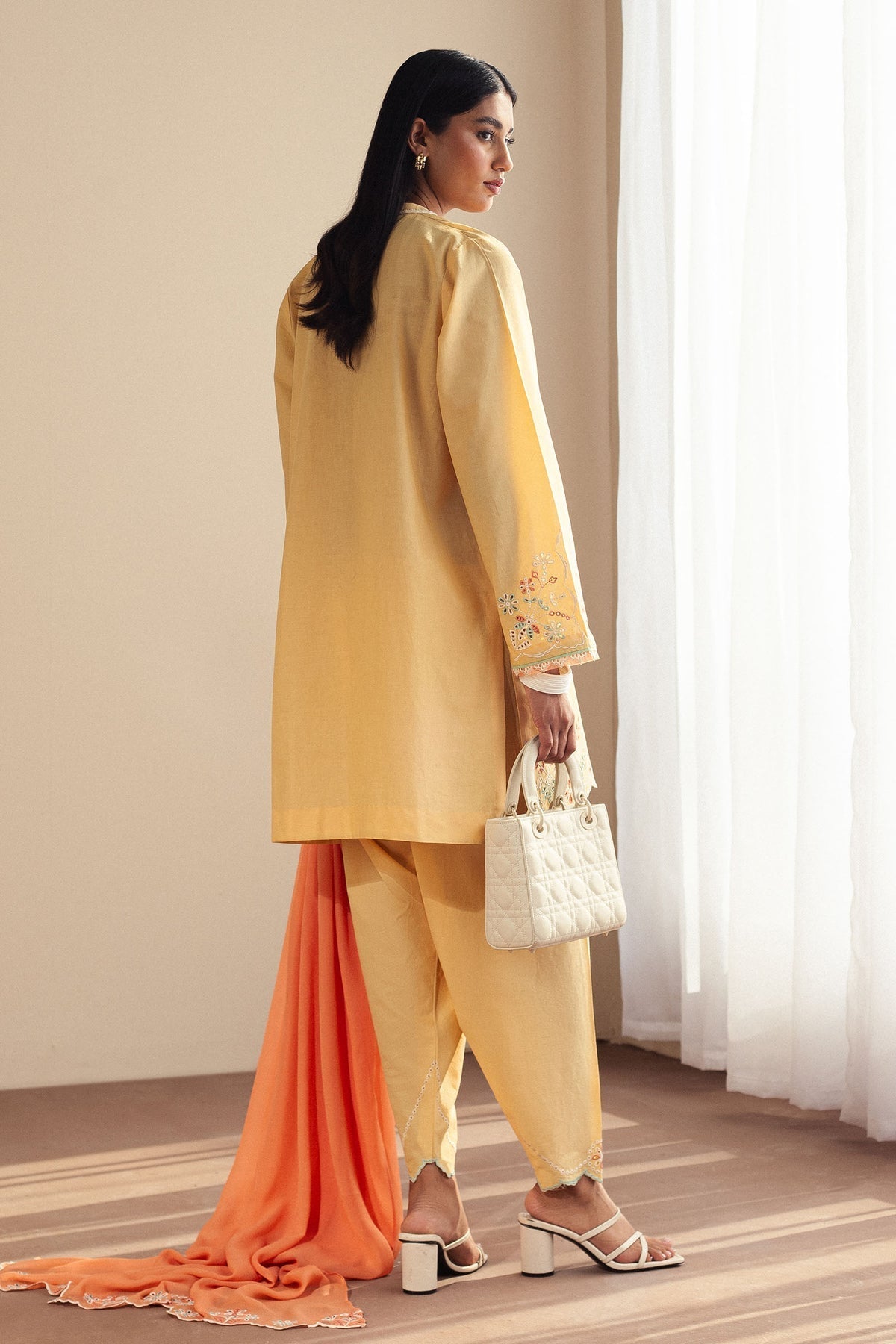 Zara Shahjahan | Pret Wear | CR25P0109 S Beige Cambric