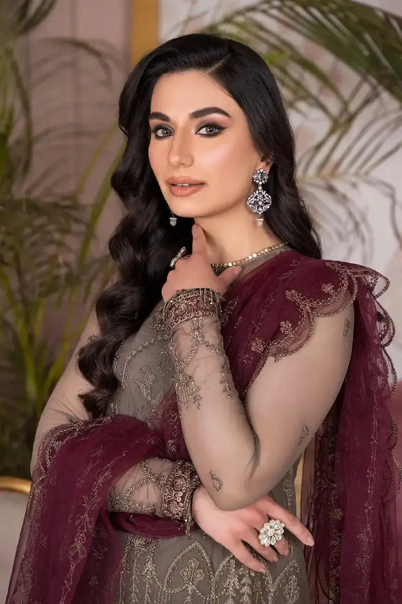 Zarif | Afreen Formals | ZA 10 DOVE - Pakistani Designer Dress - by Zarif | Type: Formal - 100% Original at Saira Sultan