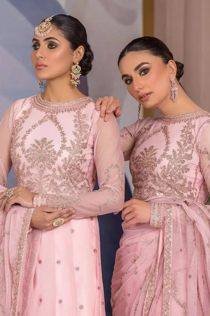 Zarif | Afreen Formals | ZA 06 FRENCH ROSE - Pakistani Designer Dress - by Zarif | Type: Formal - 100% Original at Saira Sultan