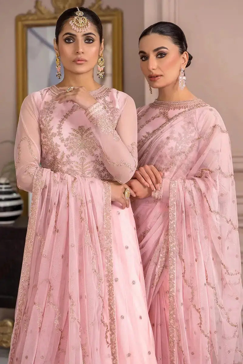 Zarif | Afreen Formals | ZA 06 FRENCH ROSE - Pakistani Designer Dress - by Zarif | Type: Formal - 100% Original at Saira Sultan