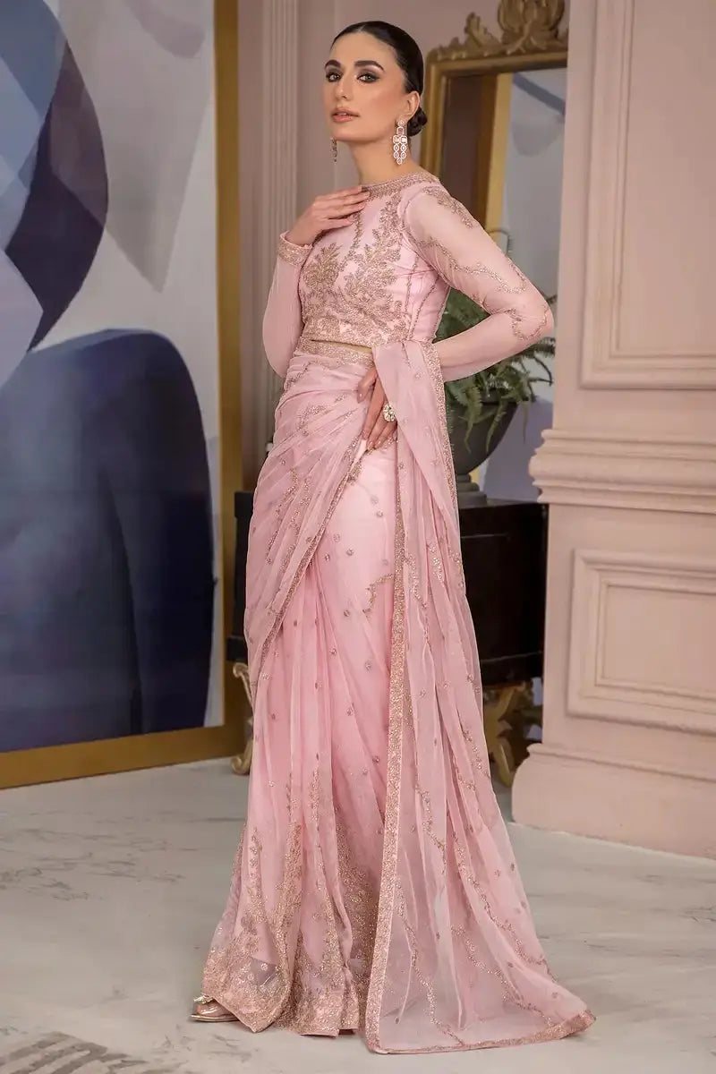 Zarif | Afreen Formals | ZA 06 FRENCH ROSE - Pakistani Designer Dress - by Zarif | Type: Formal - 100% Original at Saira Sultan