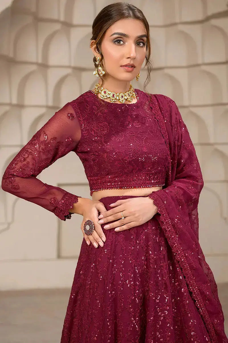Zarif | Falak Formals | ZF 07 BERRIA - Pakistani Designer Dress - by Zarif | Type: Formal - 100% Original at Saira Sultan