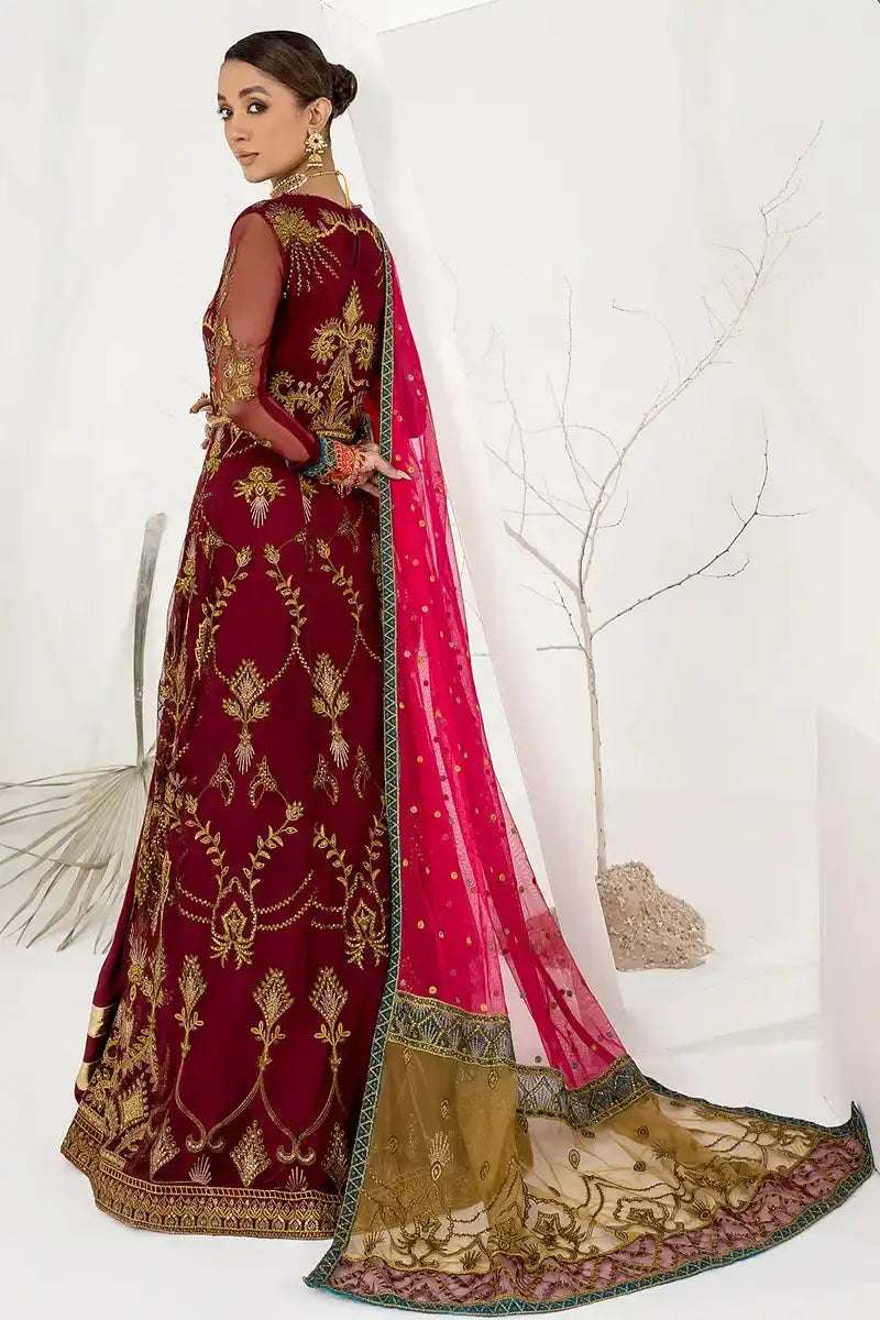 Zarif | LA CELESTE LUXURY Formals | ZLC 04 BURNT ROSE - Pakistani Designer Dress - by Zarif | Type: Formal - 100% Original at Saira Sultan
