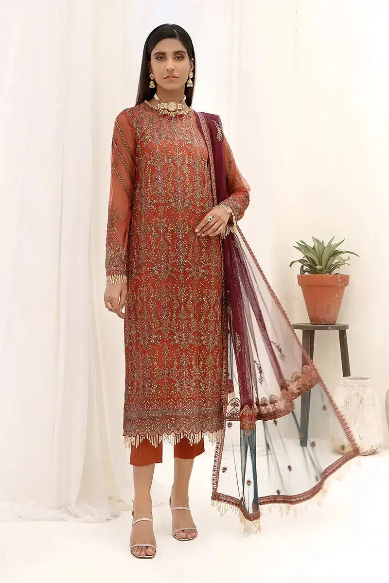 Zarif | Nazneen Formals | ZN 05 IRIS - Pakistani Designer Dress - by Zarif | Type: Formal - 100% Original at Saira Sultan