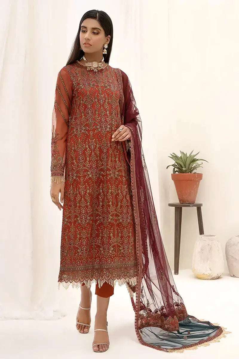 Zarif | Nazneen Formals | ZN 05 IRIS - Pakistani Designer Dress - by Zarif | Type: Formal - 100% Original at Saira Sultan