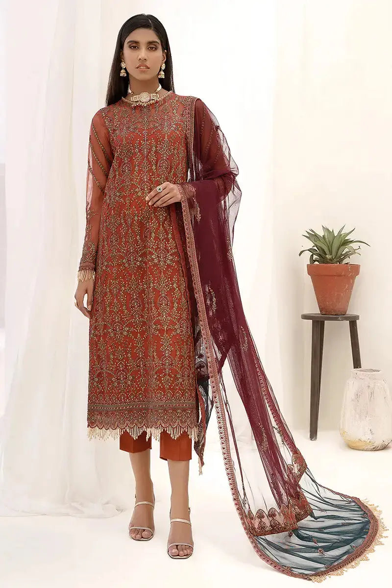 Zarif | Nazneen Formals | ZN 05 IRIS - Pakistani Designer Dress - by Zarif | Type: Formal - 100% Original at Saira Sultan