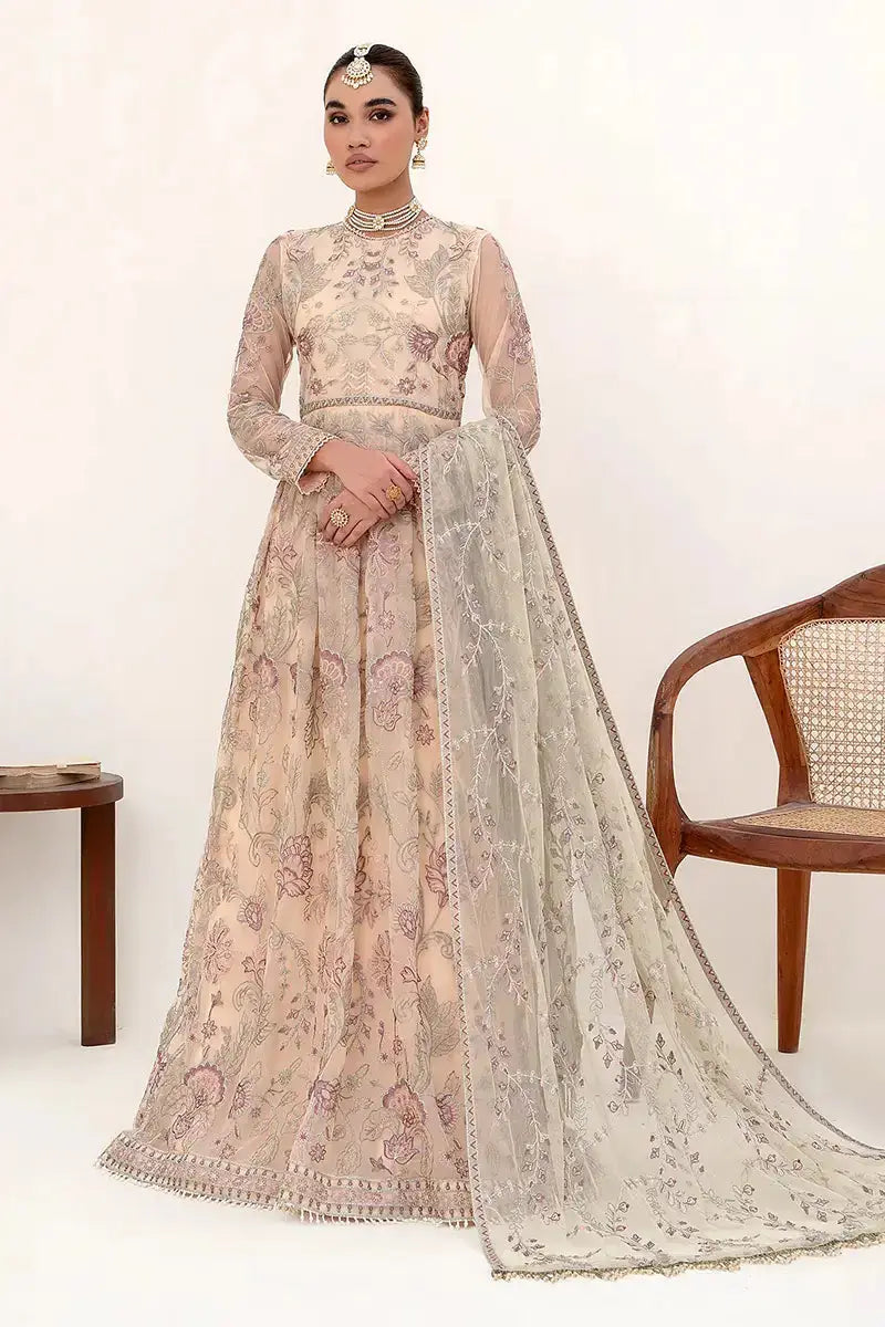 Zarif | Nazneen Formals | ZN 08 ROSERIE - Pakistani Designer Dress - by Zarif | Type: Formal - 100% Original at Saira Sultan