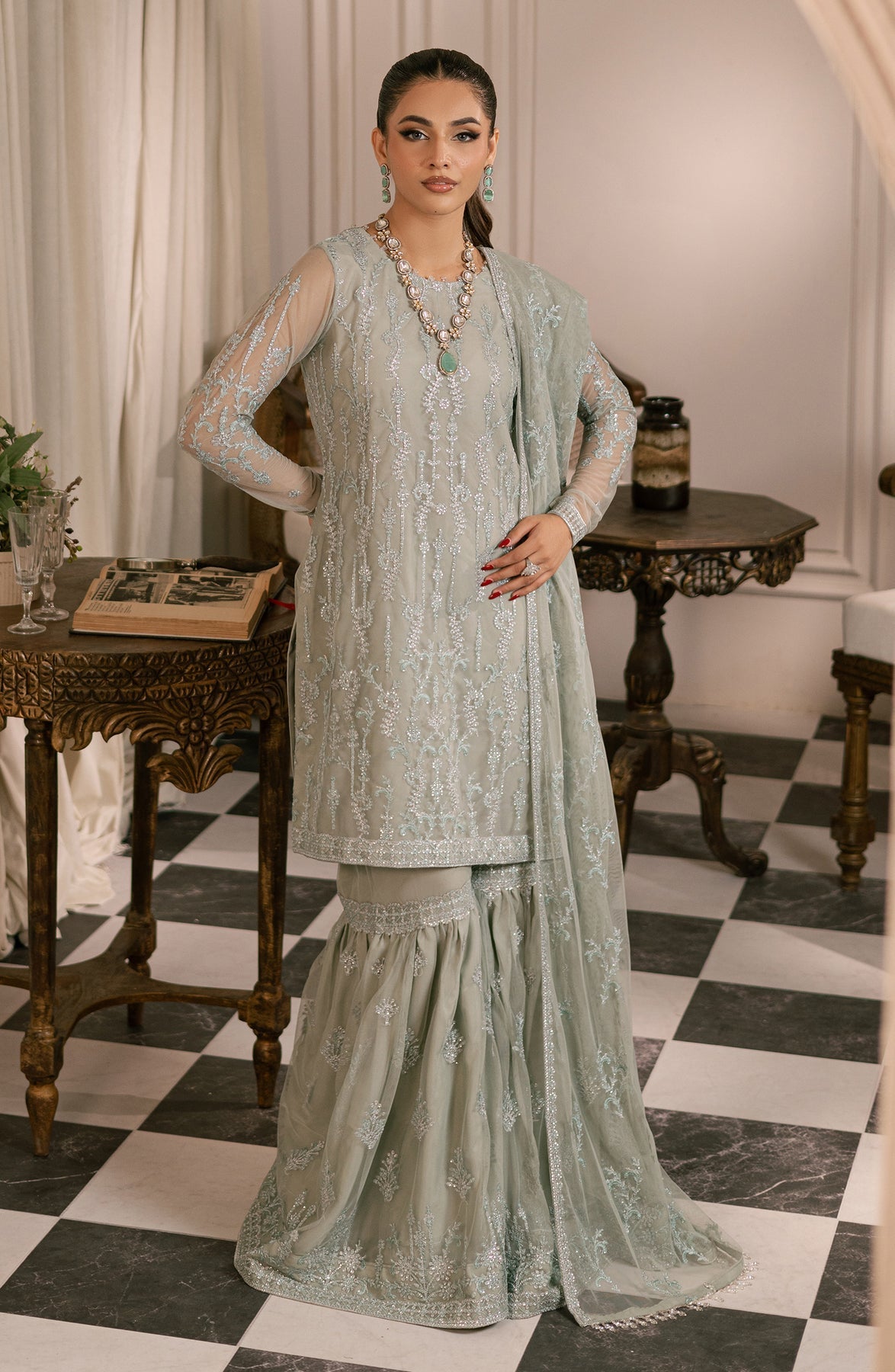 Zarif | Inayat Wedding Formals | ZRI 02 GULZAAR - Pakistani Designer Dress - by Zarif | Type: Ladies Clothes - 100% Original at Saira Sultan