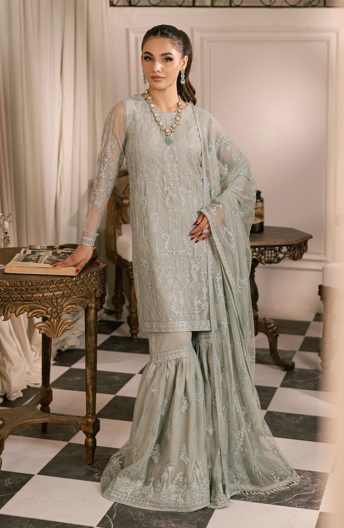 Zarif | Inayat Wedding Formals | ZRI 02 GULZAAR - Pakistani Designer Dress - by Zarif | Type: Ladies Clothes - 100% Original at Saira Sultan