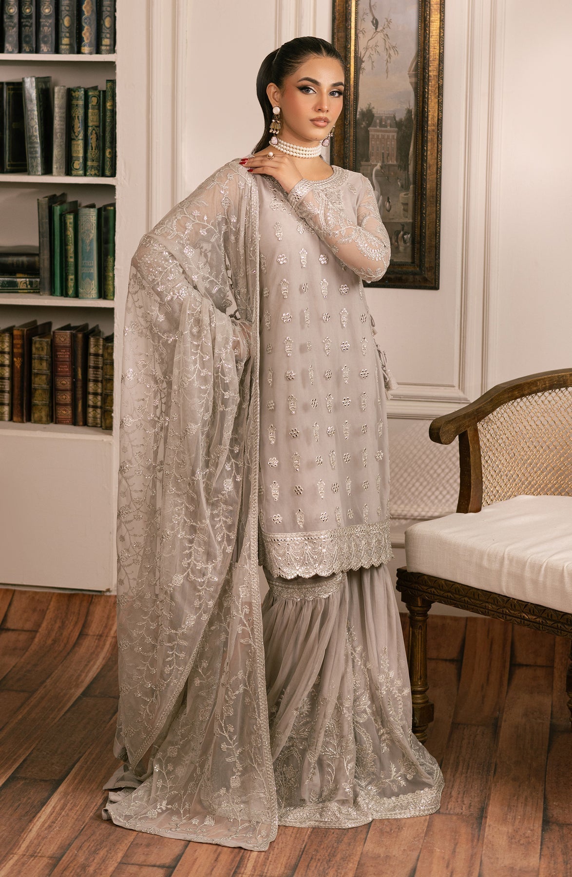 Zarif | Inayat Wedding Formals | ZRI 05 DHANAK - Pakistani Designer Dress - by zarif | Type: Ladies Clothes - 100% Original at Saira Sultan