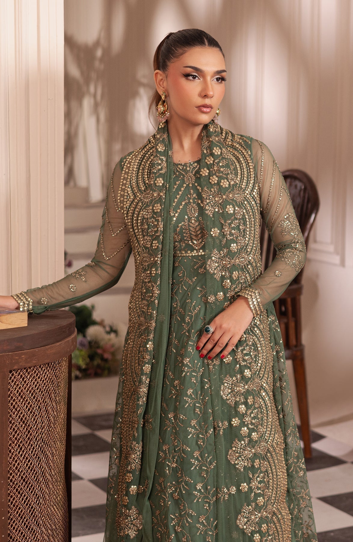 Zarif | Inayat Wedding Formals | ZRI 04 SHABAB - Pakistani Designer Dress - by zarif | Type: Ladies Clothes - 100% Original at Saira Sultan