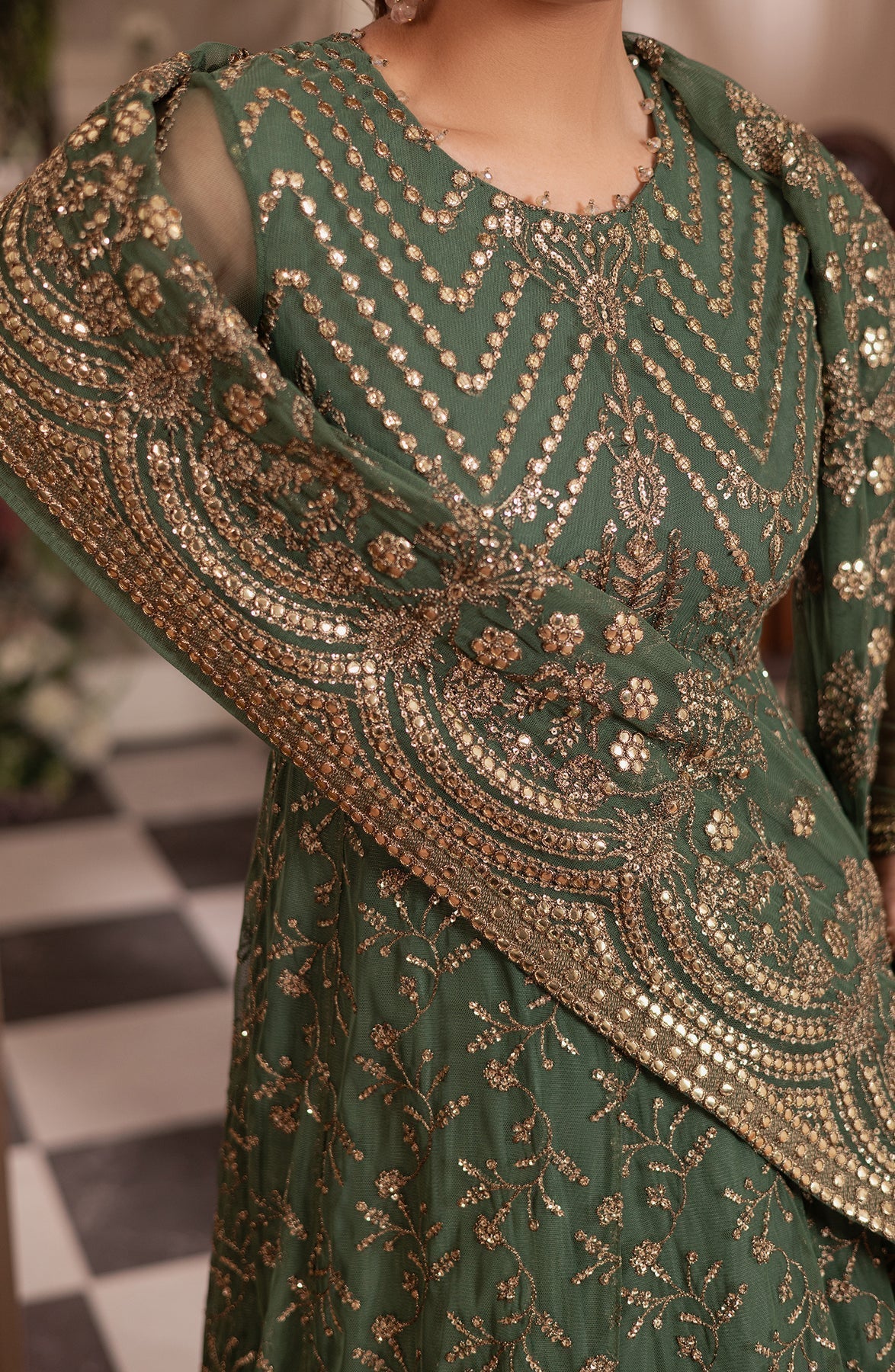 Zarif | Inayat Wedding Formals | ZRI 04 SHABAB - Pakistani Designer Dress - by zarif | Type: Ladies Clothes - 100% Original at Saira Sultan