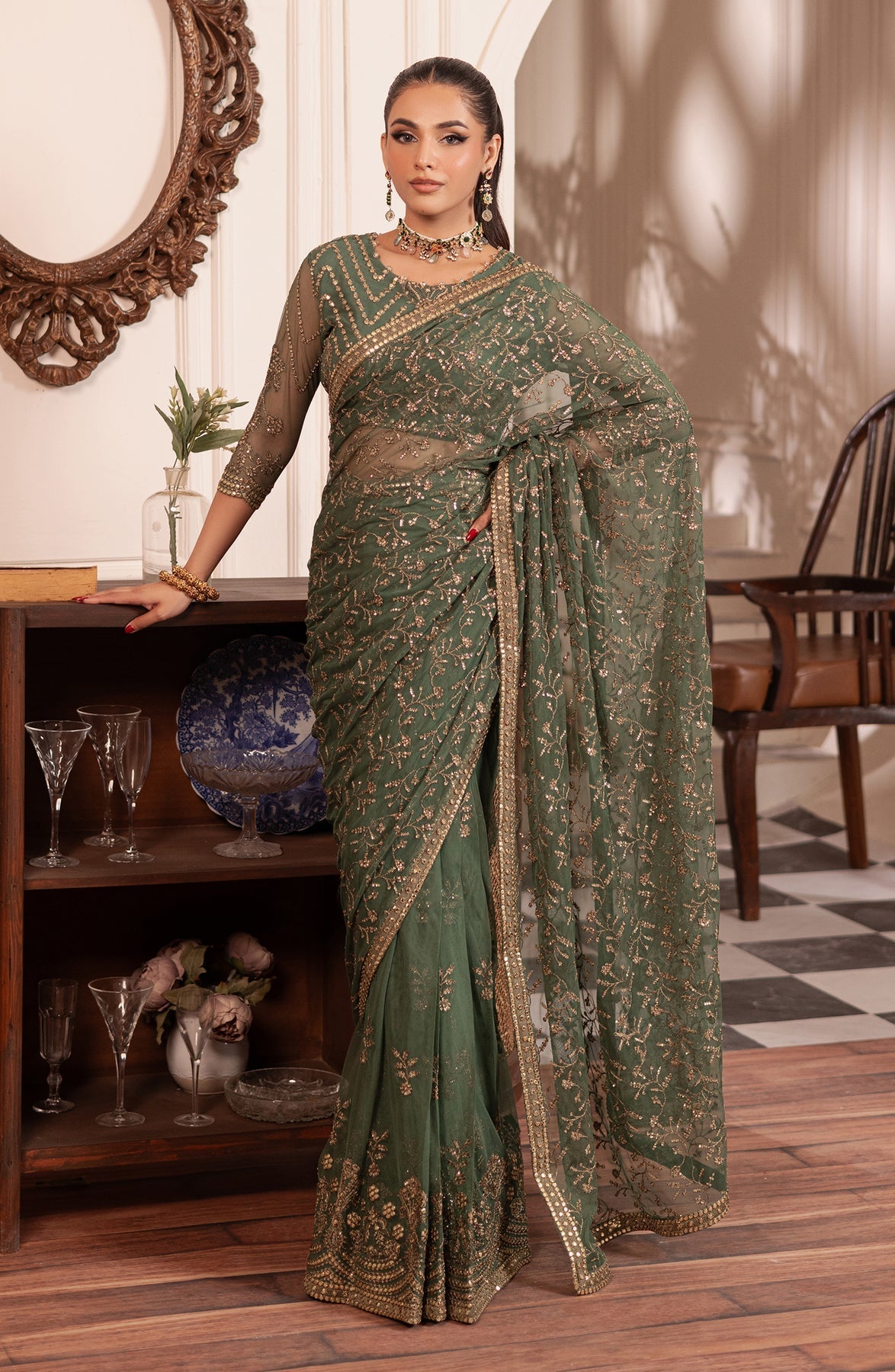 Zarif | Inayat Wedding Formals | ZRI 04 SHABAB - Pakistani Designer Dress - by zarif | Type: Ladies Clothes - 100% Original at Saira Sultan