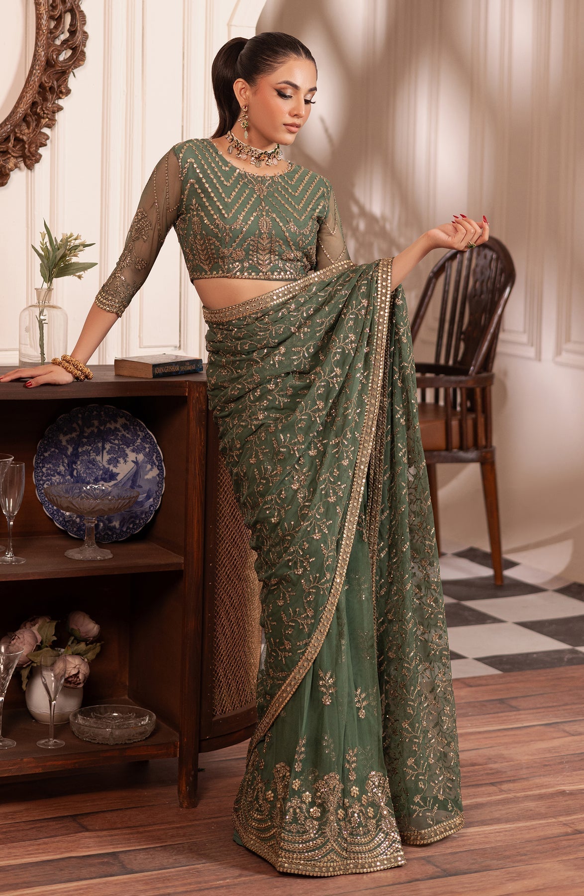 Zarif | Inayat Wedding Formals | ZRI 04 SHABAB - Pakistani Designer Dress - by zarif | Type: Ladies Clothes - 100% Original at Saira Sultan