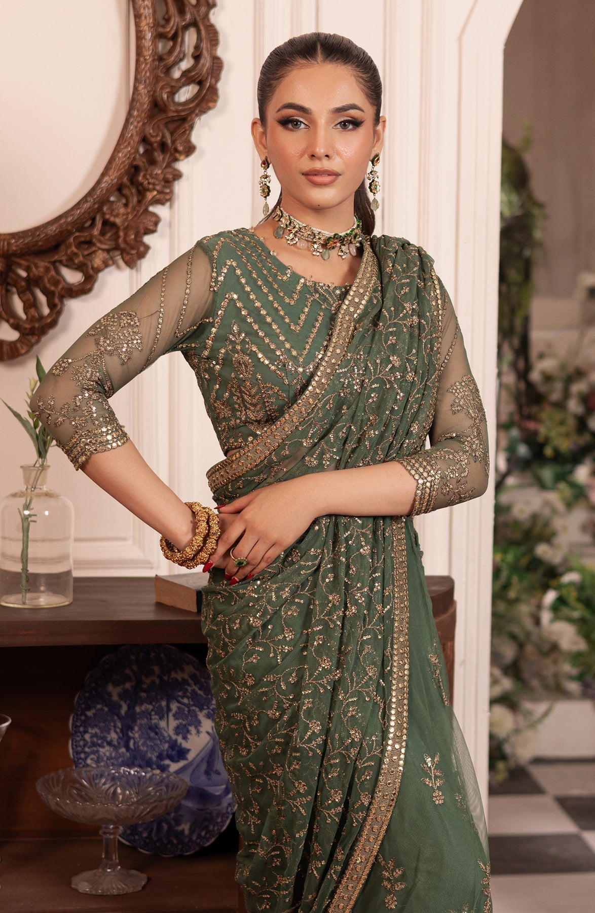Zarif | Inayat Wedding Formals | ZRI 04 SHABAB - Pakistani Designer Dress - by zarif | Type: Ladies Clothes - 100% Original at Saira Sultan