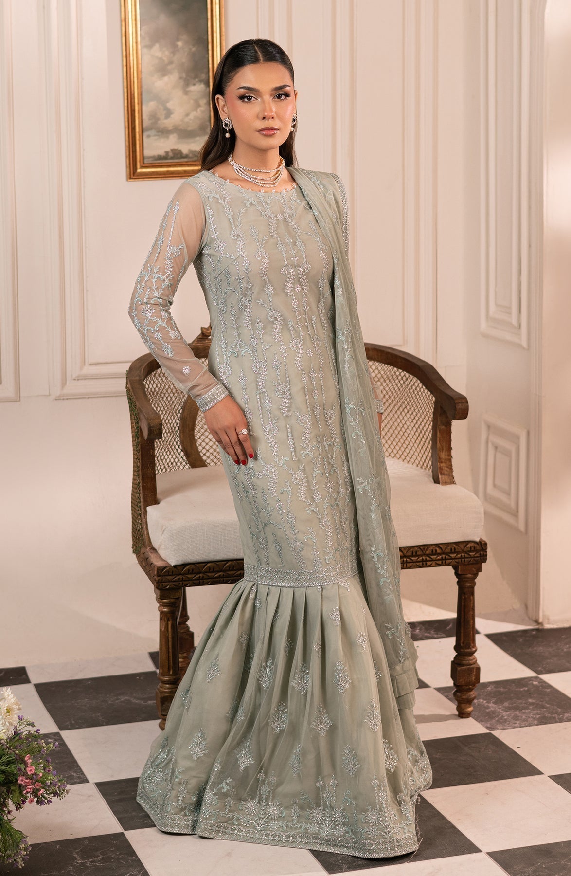 Zarif | Inayat Wedding Formals | ZRI 02 GULZAAR - Pakistani Designer Dress - by Zarif | Type: Ladies Clothes - 100% Original at Saira Sultan
