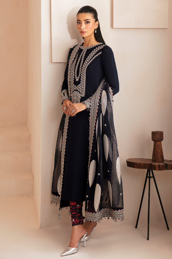Jazmin | Formals Collection | Raw Silk UR-7033 - Pakistani Designer Dress - by Jazmin | Type: Formal - 100% Original at Saira Sultan
