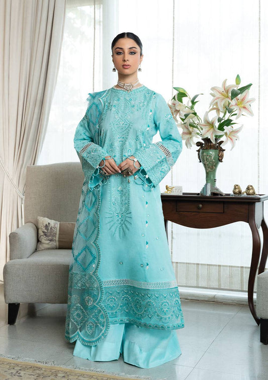 Aik Atelier | Samah Lawn 24 | LOOK 05 - Pakistani Designer Dress - by Aik Atelier | Type: Luxury - 100% Original at Saira Sultan