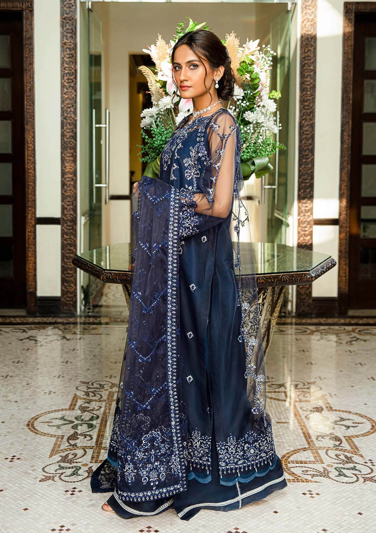 Aik Atelier | Formals Collection | GLOSSIER - LOOK 06 - Pakistani Designer Dress - by Aik Atelier | Type: Formal - 100% Original at Saira Sultan