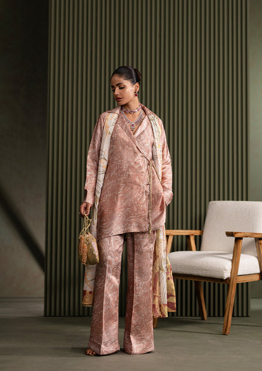Aik Atelier | Miss Aik Ready to Wear 25 | Look 04 XS Peach Pink Silk