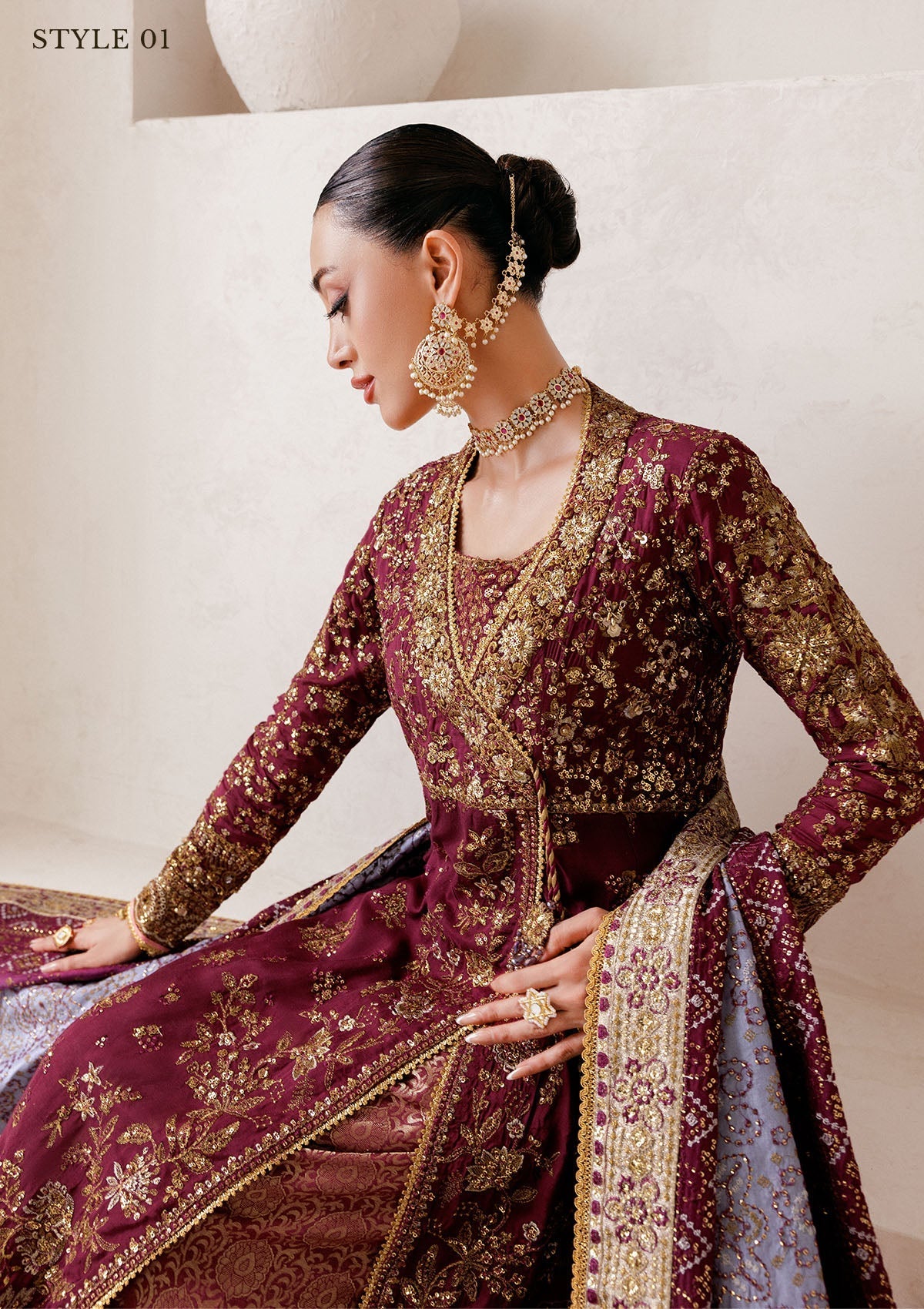 Aik Atelier | Wedding Festive 25 | WEDDING FESTIVE '25 VOL. 2 - LOOK 04 - Pakistani Designer Dress - by Aik Atelier - Type : Ladies Clothes - 100% Original at Saira Sultan