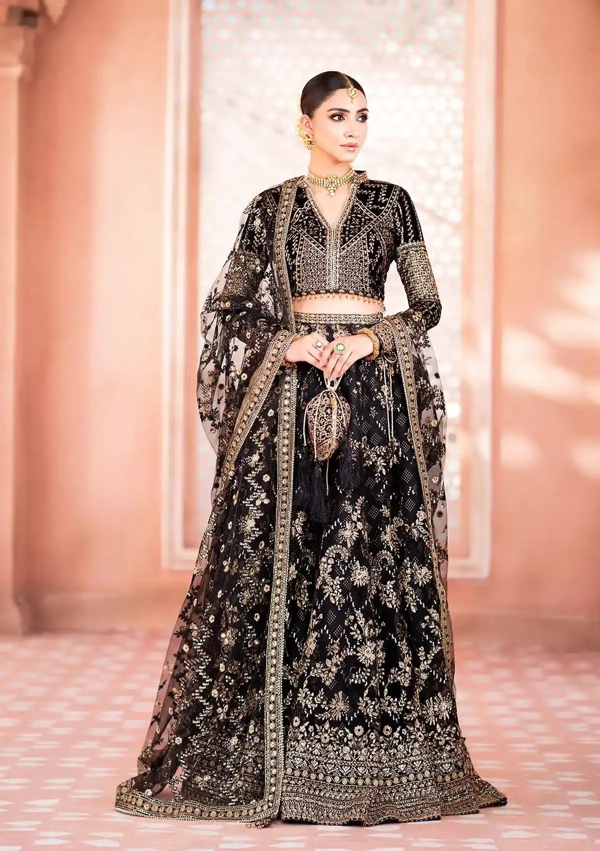 Aik Atelier | Zardozi Velvet 23 | 04 - Pakistani Designer Dress - by Aik Atelier | Type: Formal - 100% Original at Saira Sultan