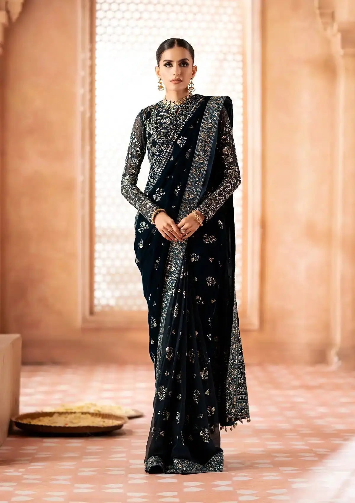 Aik Atelier | Zardozi Velvet 23 | 06 - Pakistani Designer Dress - by Aik Atelier | Type: Formal - 100% Original at Saira Sultan