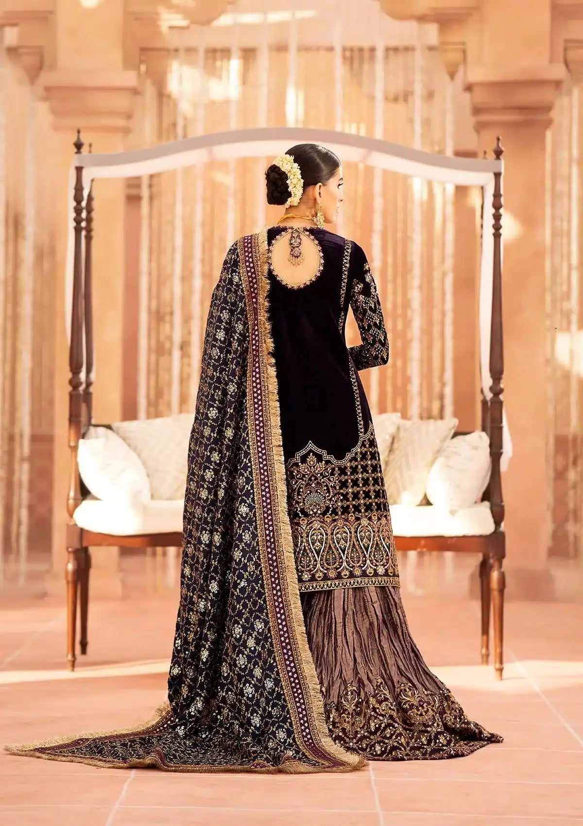 Aik Atelier | Zardozi Velvet 23 | 09 - Pakistani Designer Dress - by Aik Atelier | Type: Formal - 100% Original at Saira Sultan