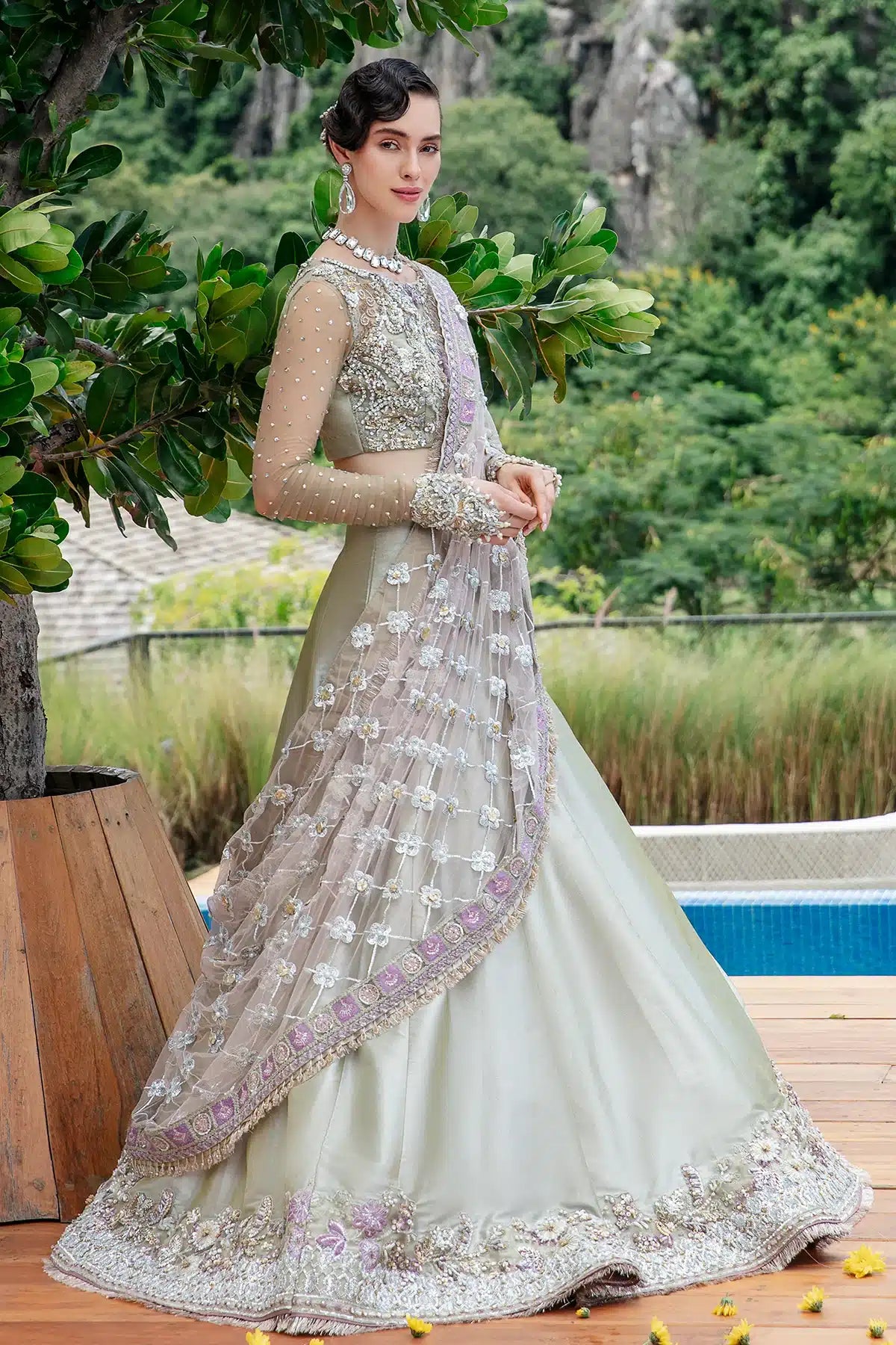AJR Couture | Bridal Couture23 | Elysian - Pakistani Designer Dress - by AJR Couture | Type: Bridal - 100% Original at Saira Sultan
