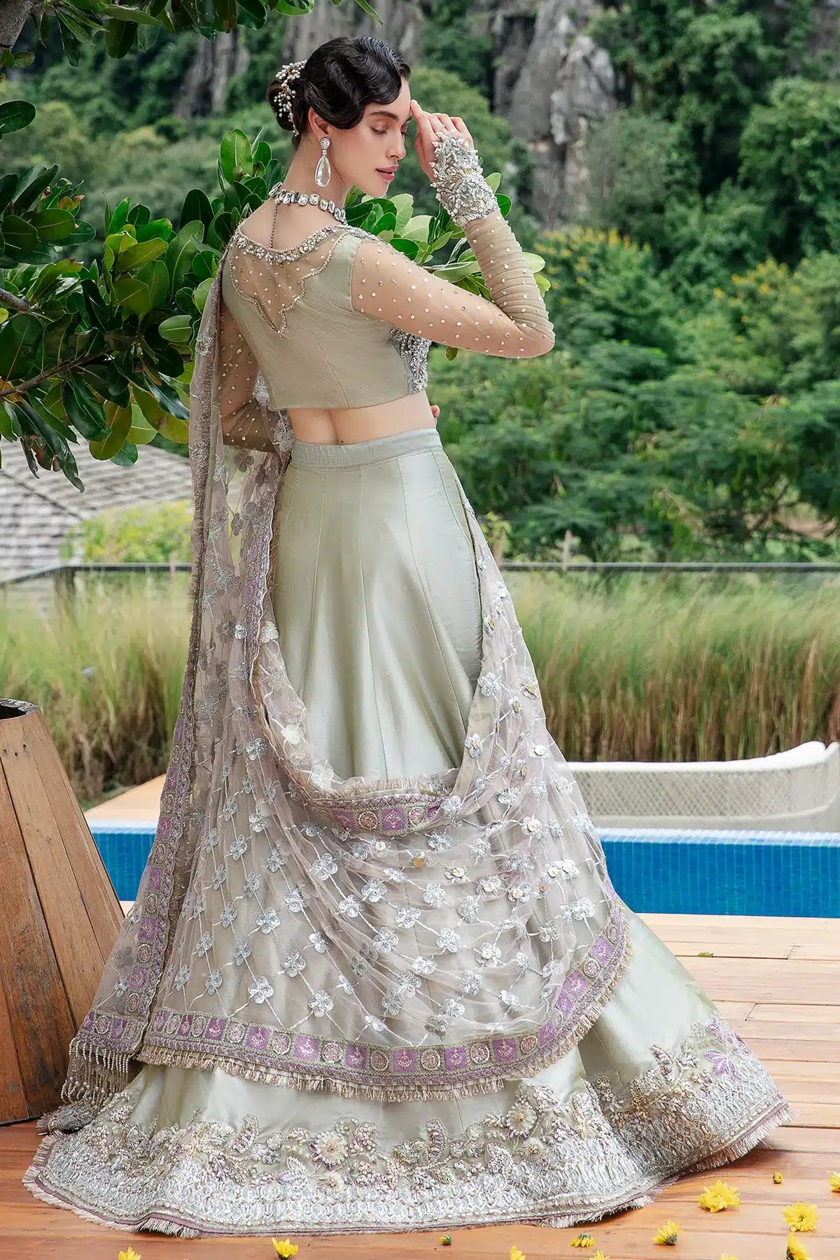 AJR Couture | Bridal Couture23 | Elysian - Pakistani Designer Dress - by AJR Couture | Type: Bridal - 100% Original at Saira Sultan
