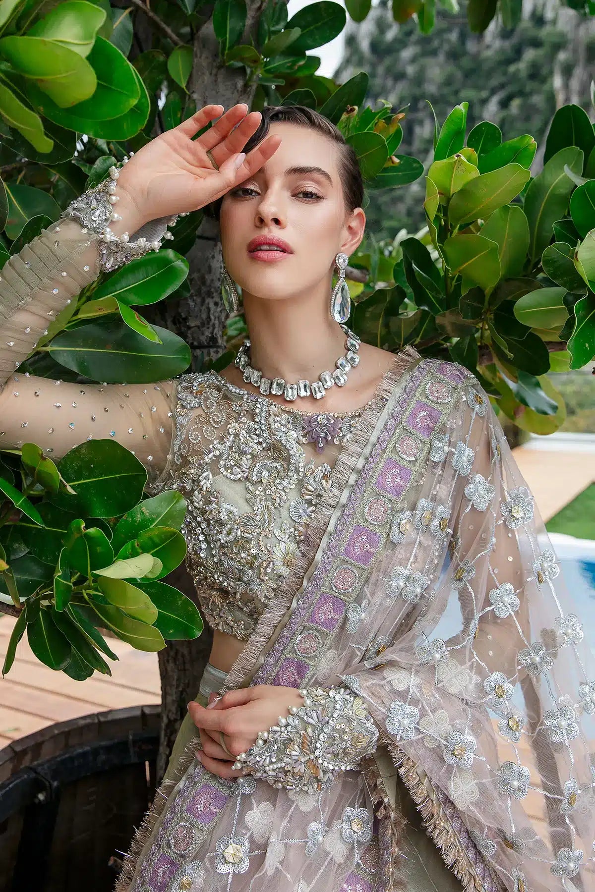 AJR Couture | Bridal Couture23 | Elysian - Pakistani Designer Dress - by AJR Couture | Type: Bridal - 100% Original at Saira Sultan