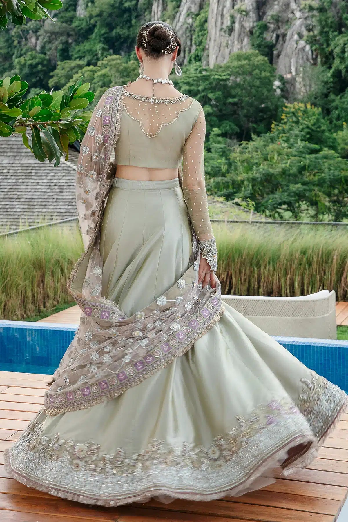AJR Couture | Bridal Couture23 | Elysian - Pakistani Designer Dress - by AJR Couture | Type: Bridal - 100% Original at Saira Sultan