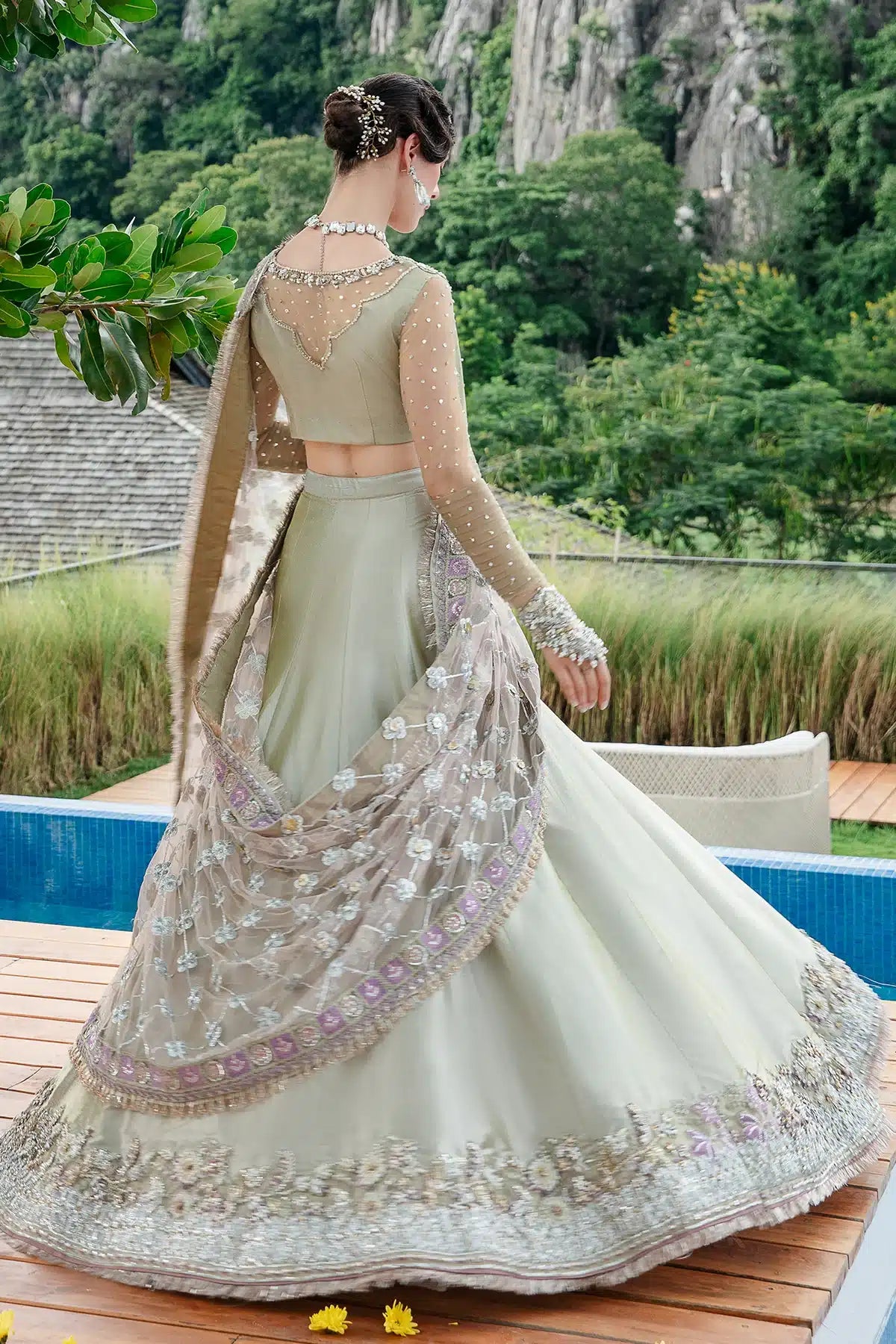 AJR Couture | Bridal Couture23 | Elysian - Pakistani Designer Dress - by AJR Couture | Type: Bridal - 100% Original at Saira Sultan