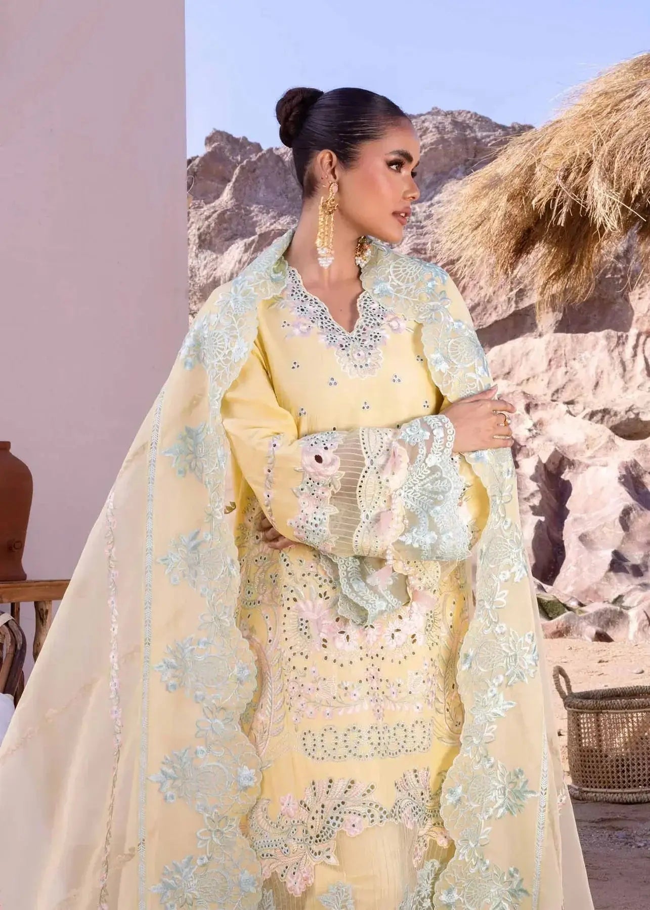 Akbar Aslam | Oasis Lawn 24 | Dahlia - Pakistani Designer Dress - by Akbar Aslam | Type: Luxury - 100% Original at Saira Sultan