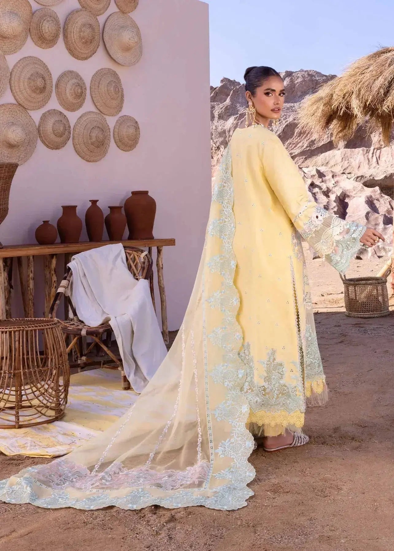 Akbar Aslam | Oasis Lawn 24 | Dahlia - Pakistani Designer Dress - by Akbar Aslam | Type: Luxury - 100% Original at Saira Sultan