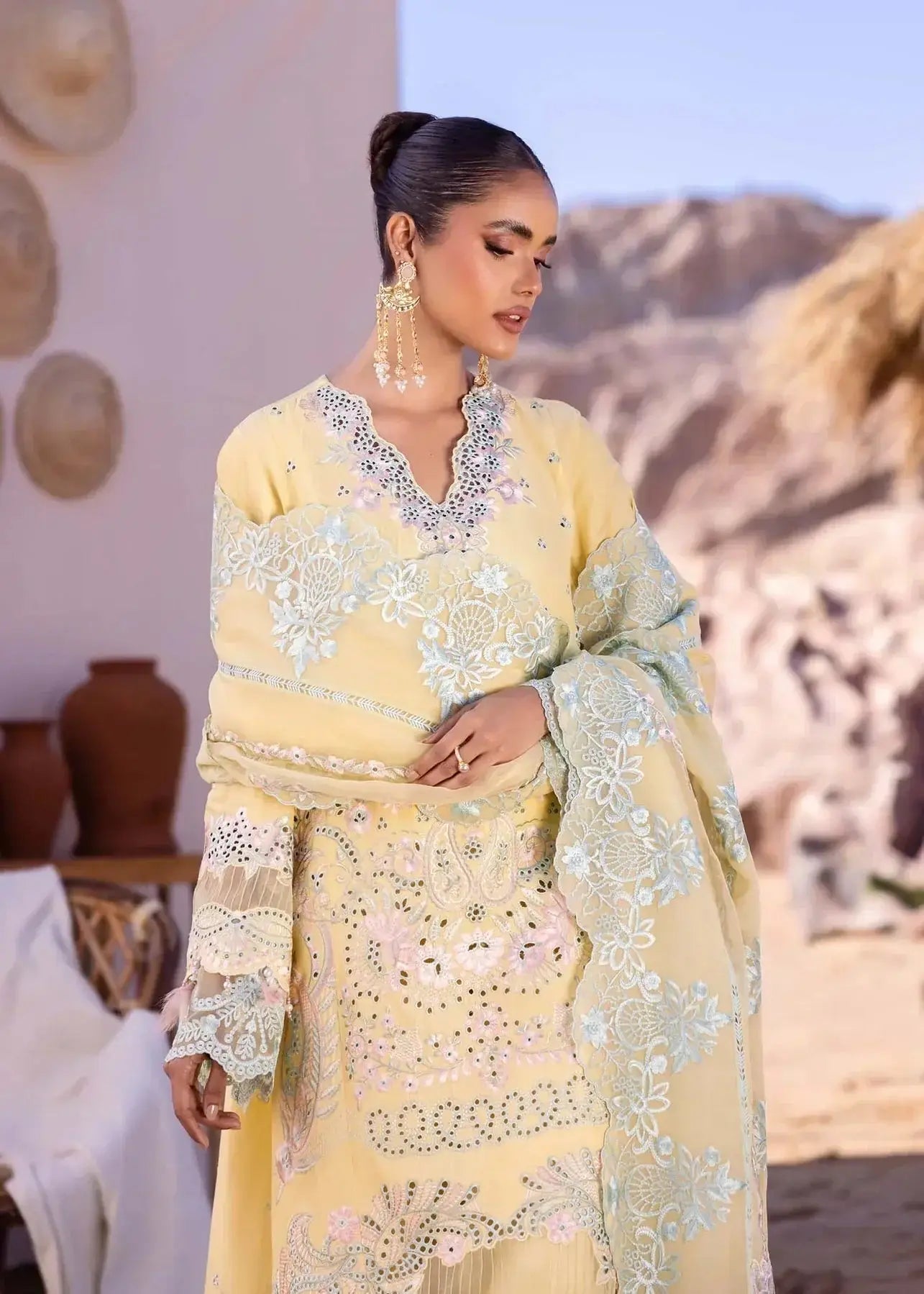 Akbar Aslam | Oasis Lawn 24 | Dahlia - Pakistani Designer Dress - by Akbar Aslam | Type: Luxury - 100% Original at Saira Sultan