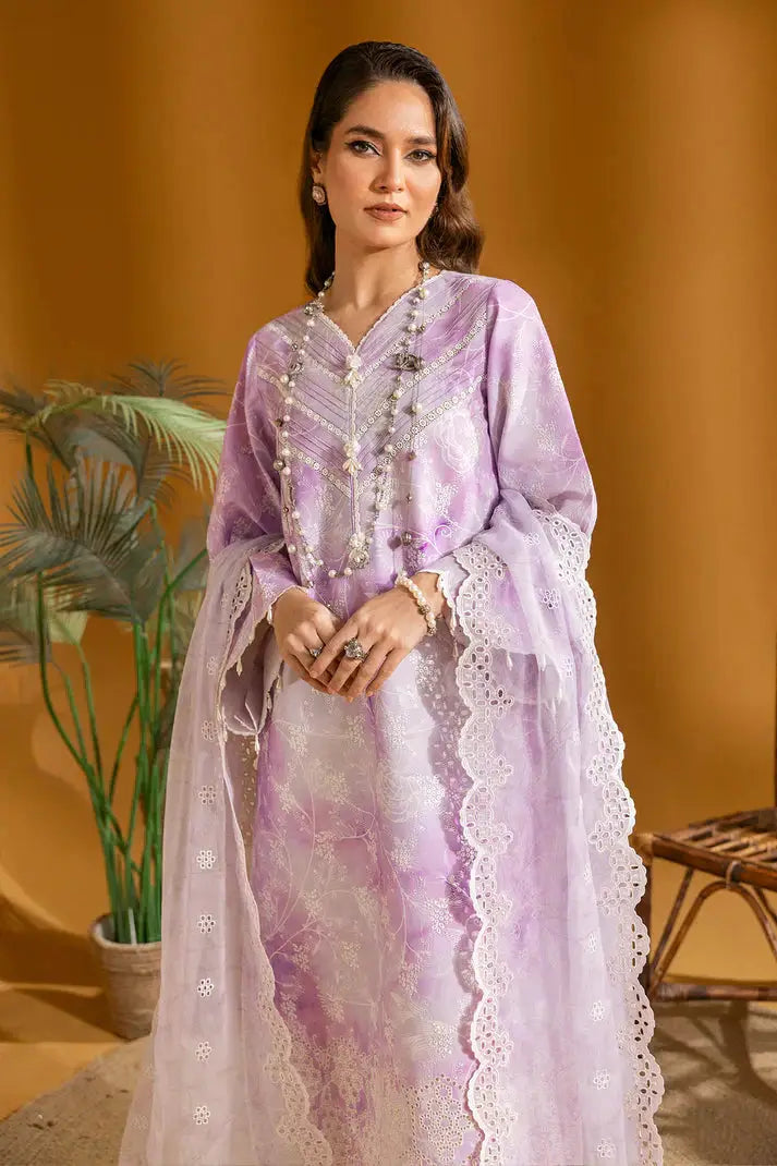 Alizeh | Maahi Embroidered Lawn | Ayla - Pakistani Designer Dress - by Alizeh | Type: Luxury - 100% Original at Saira Sultan