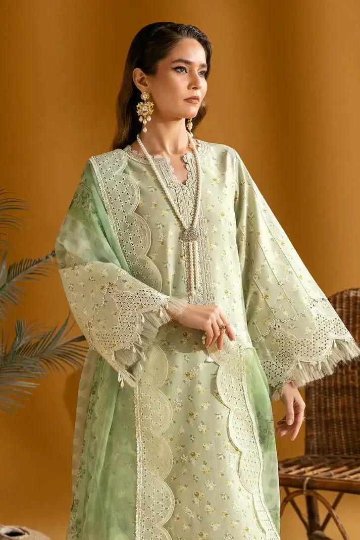 Alizeh | Maahi Embroidered Lawn | Ziva - Pakistani Designer Dress - by Alizeh | Type: Luxury - 100% Original at Saira Sultan