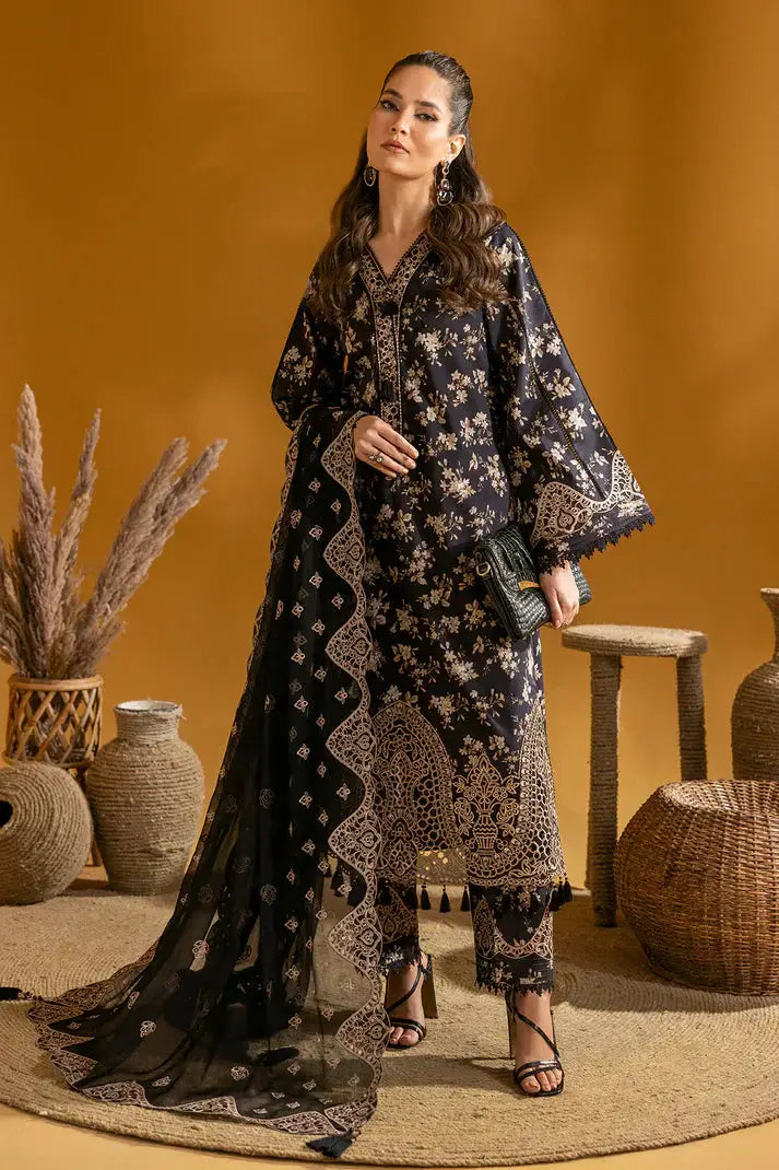 Alizeh | Maahi Embroidered Lawn | Tara - Pakistani Designer Dress - by Alizeh | Type: Luxury - 100% Original at Saira Sultan