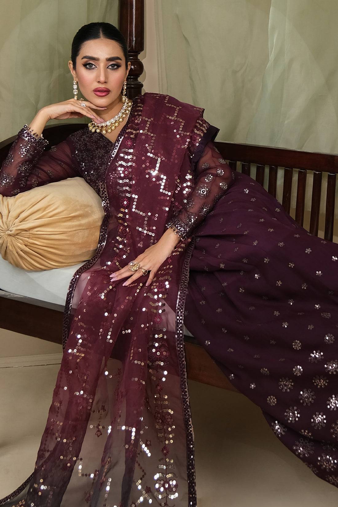 Alizeh | Formals Collection | ZURI UF-V03D03 - Pakistani Designer Dress - by Alizeh | Type: Formal - 100% Original at Saira Sultan