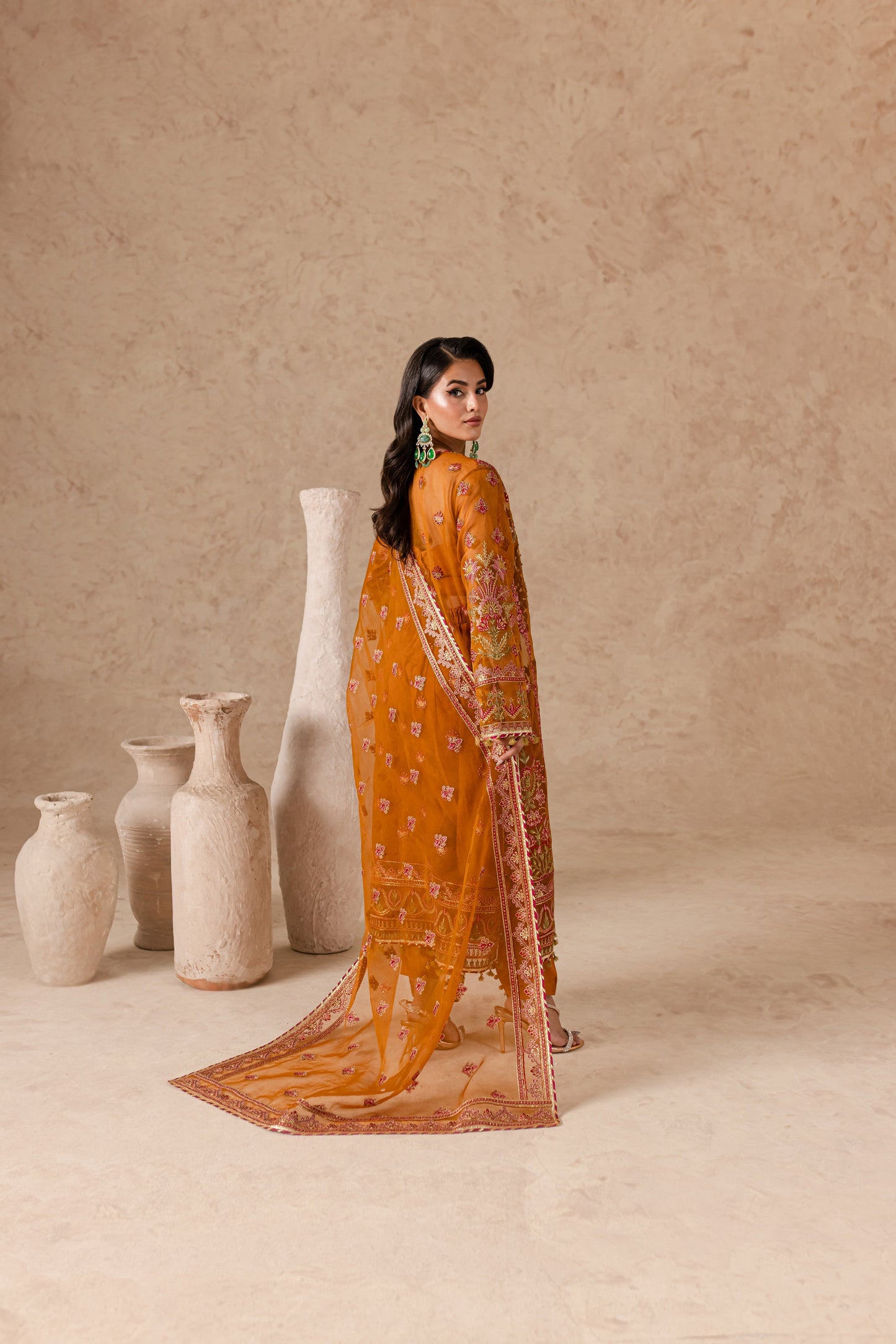 Imran Ramzan | Ch¨rie | Amber Mist - Pakistani Designer Dress - by Imran Ramzan | Type: Clothing - 100% Original at Saira Sultan