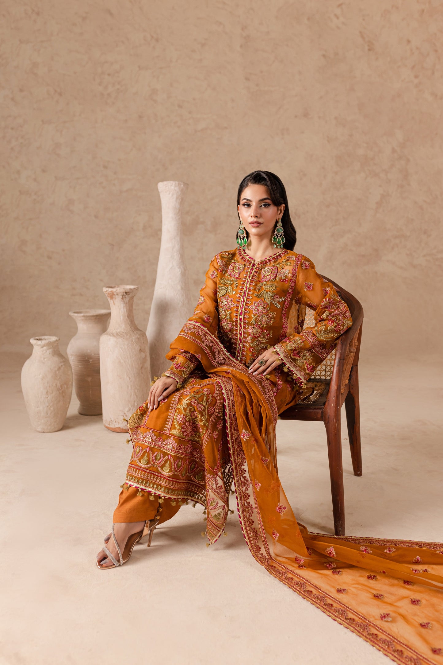 Imran Ramzan | Ch¨rie | Amber Mist - Pakistani Designer Dress - by Imran Ramzan | Type: Clothing - 100% Original at Saira Sultan